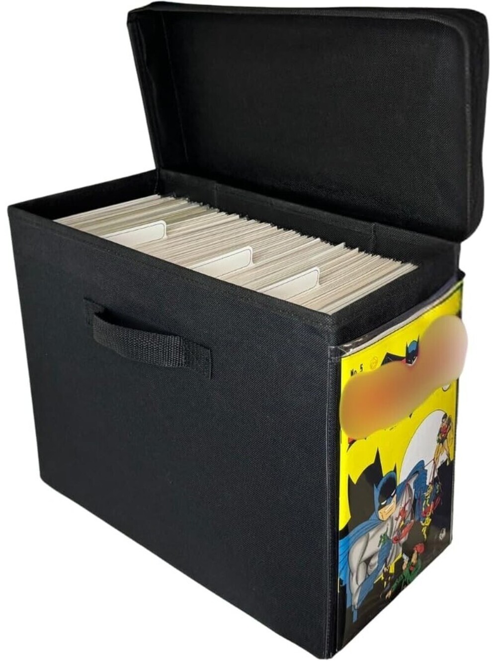Swanky Nerd Comic Vision Display Pocket Storage Removable Lid 130-150 Capacity